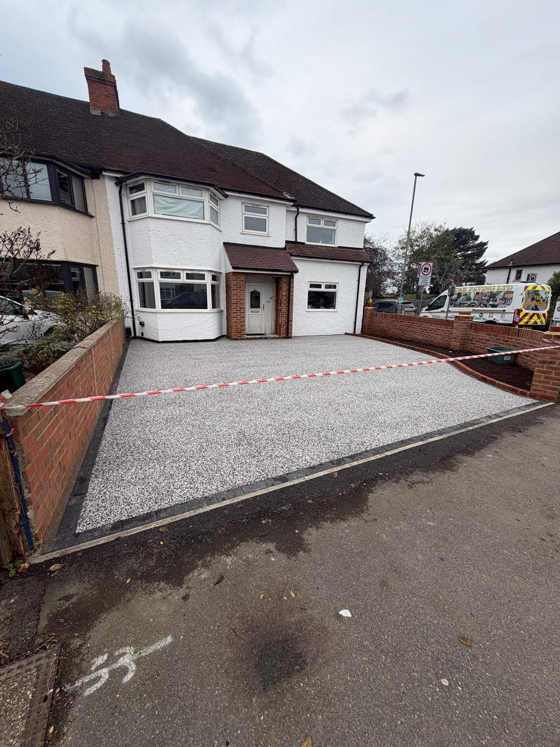 Tarmac driveway