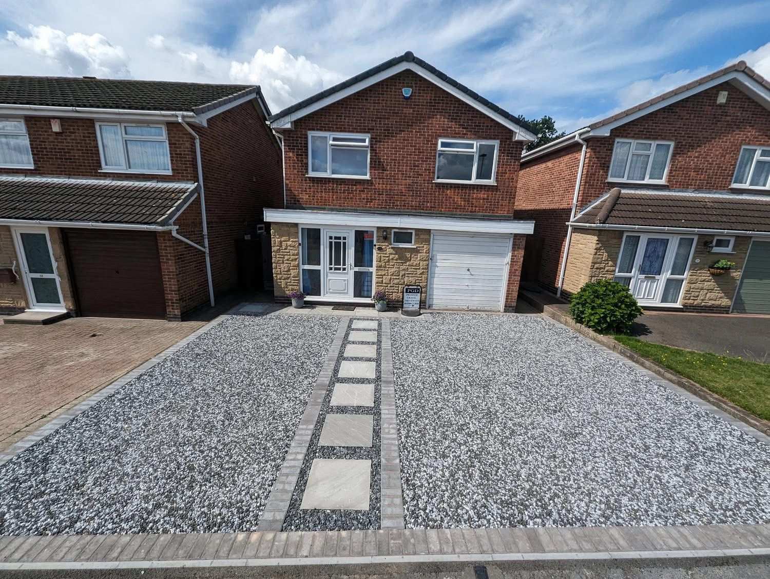 Gravel driveway
