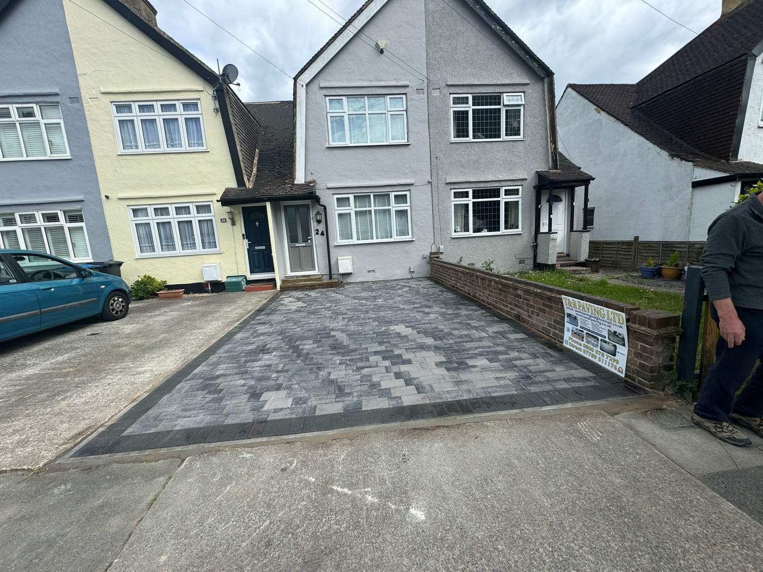 Resin driveway