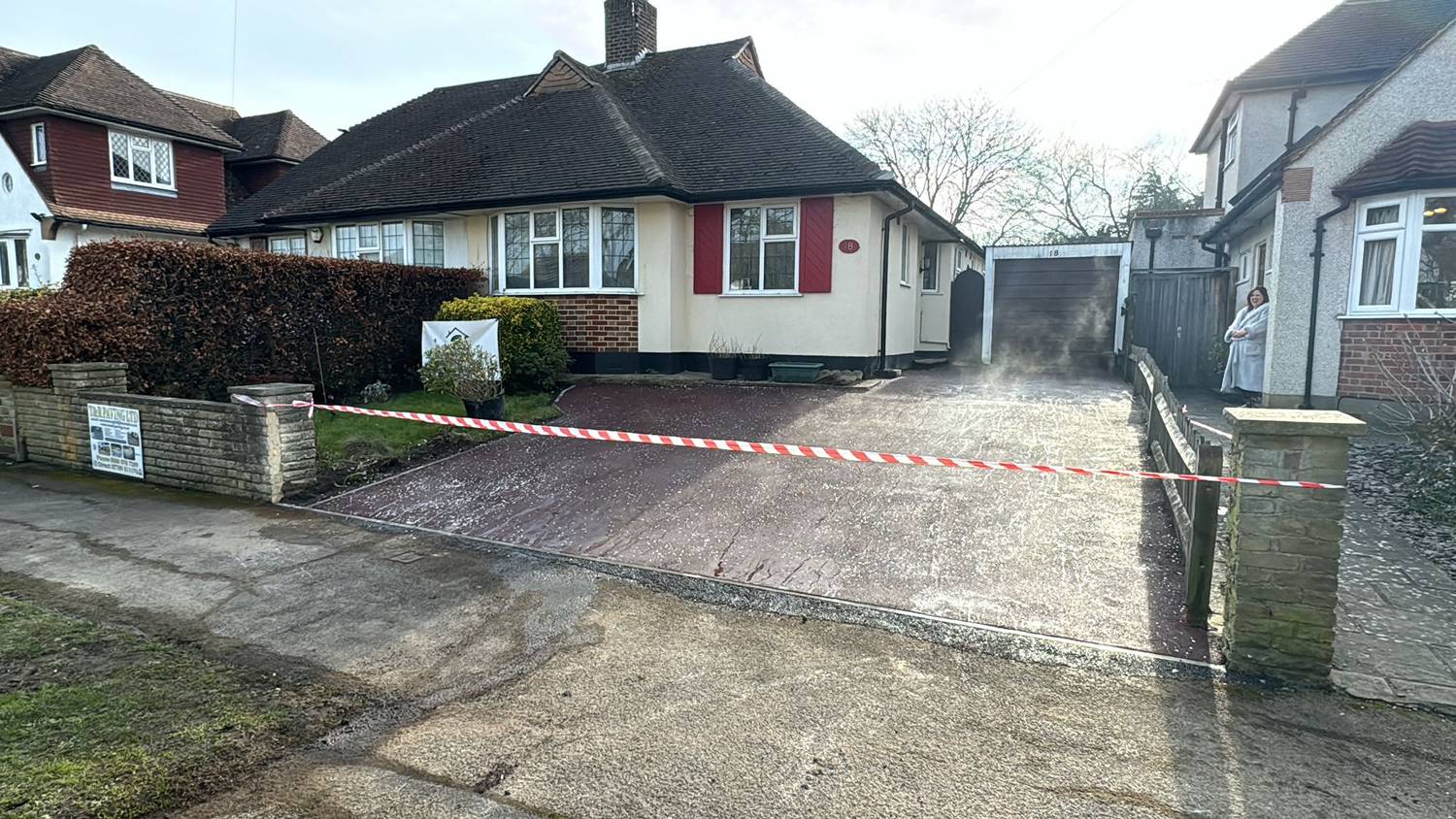 Tarmac driveway