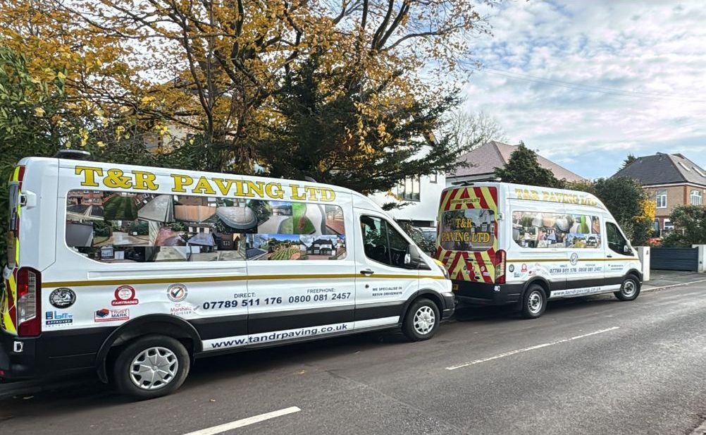 A T & R Paving Ltd works van